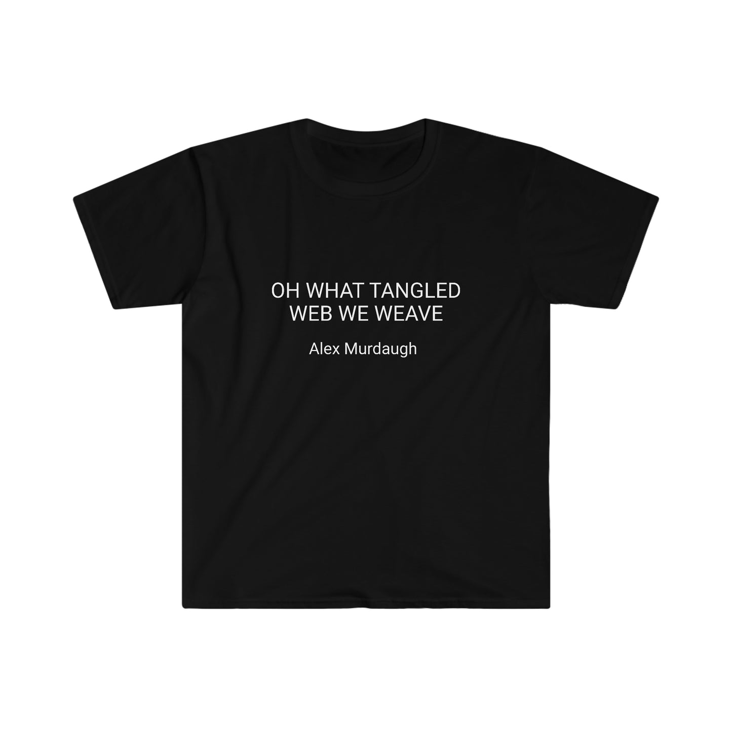 OH WHAT TANGLED WEB Unisex Softstyle Bourbon T-Shirt