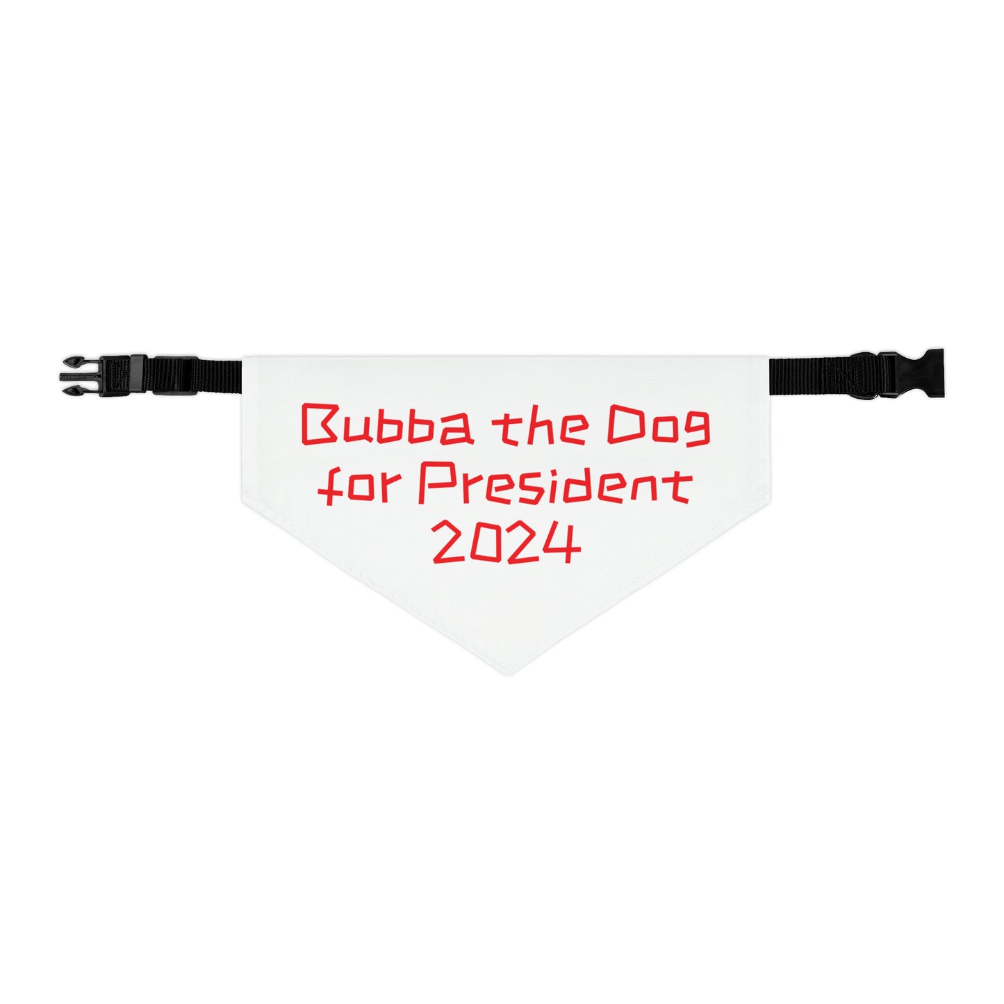 Bubba the Dog for President Pet Bandana Collar