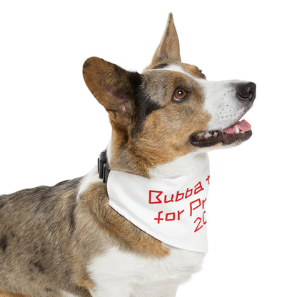 Bubba the Dog for President Pet Bandana Collar