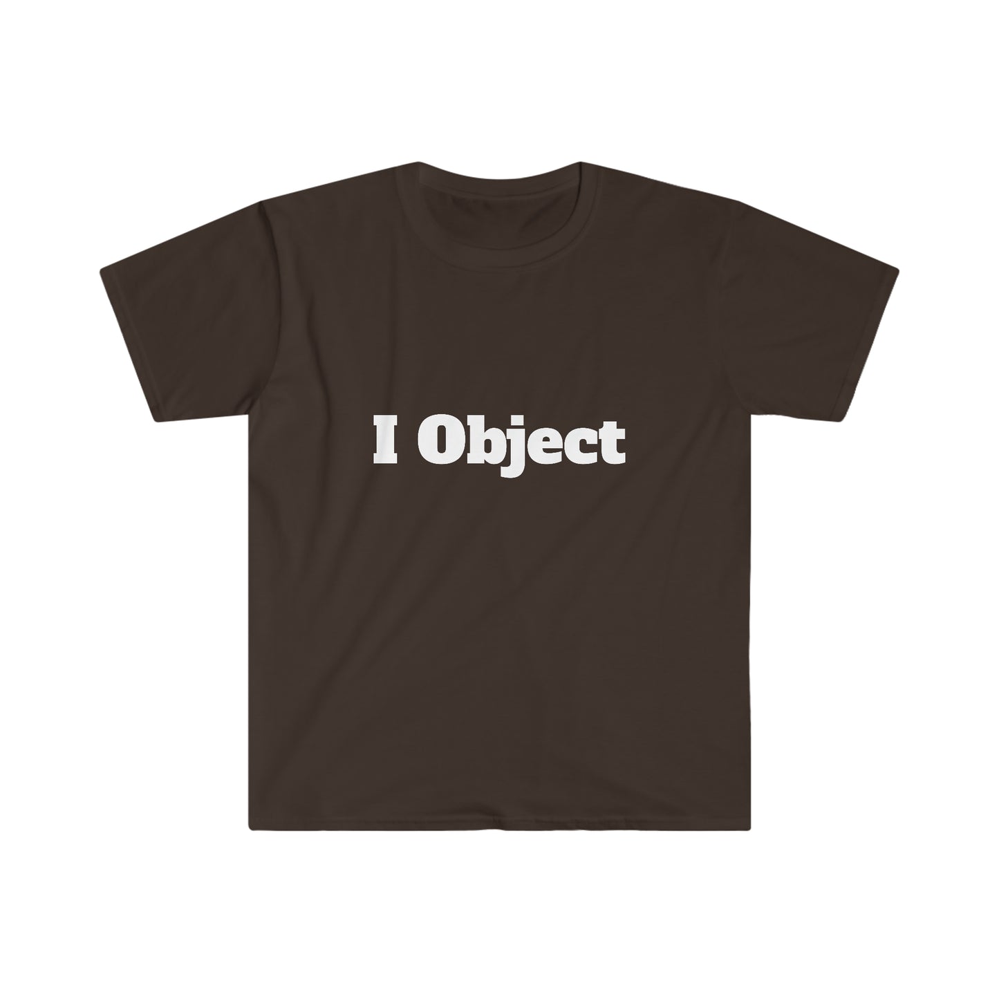 I Object Unisex Softstyle T-Shirt