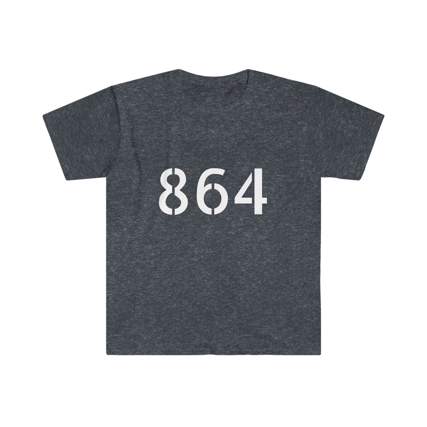 864 Area Code Proud Unisex Softstyle T-Shirt