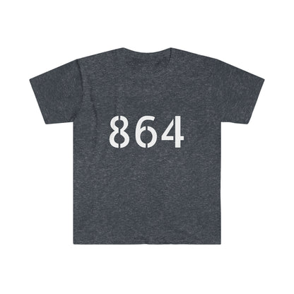 864 Area Code Proud Unisex Softstyle T-Shirt