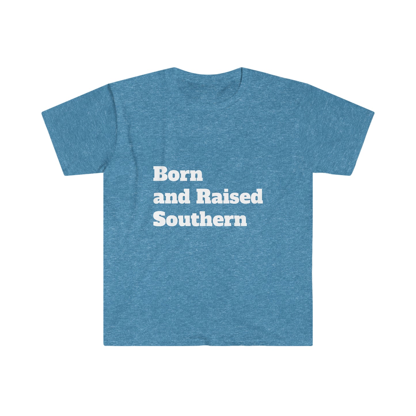 Born and Raised Southern Unisex Softstyle T-Shirt