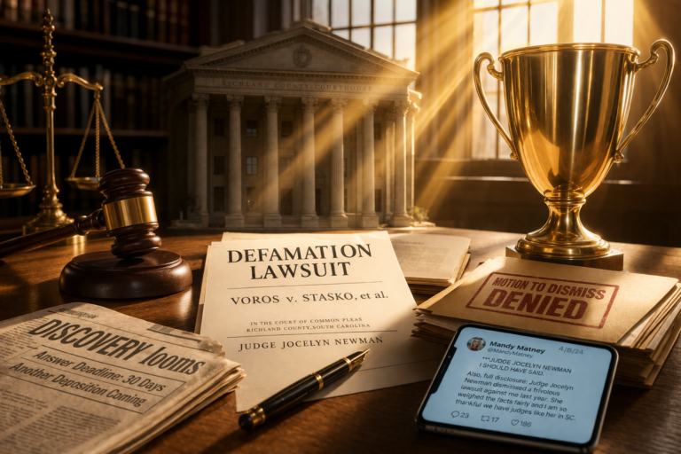 Bad Week for Mandy Matney, LunaShark, and Husband as Defamation Case Advances and Contempt Fight Grows