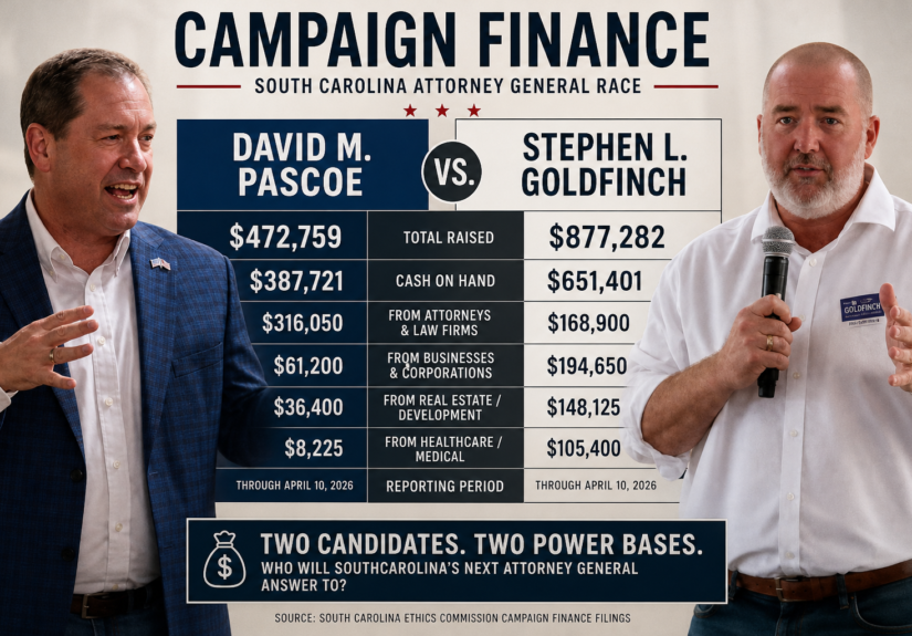 Stephen Goldfinch Pushes Back on David Pascoe — But Campaign Finance Records Reveal a Bigger Power Struggle