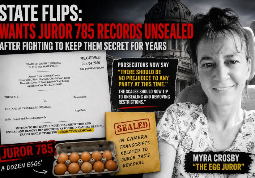 The Prosecution Suddenly wants the Record for Juror 785 Unsealed