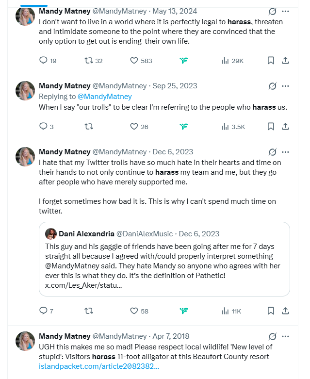 When Everyone Is the Villain: Examining Mandy Matney and her ever Expanding Claims