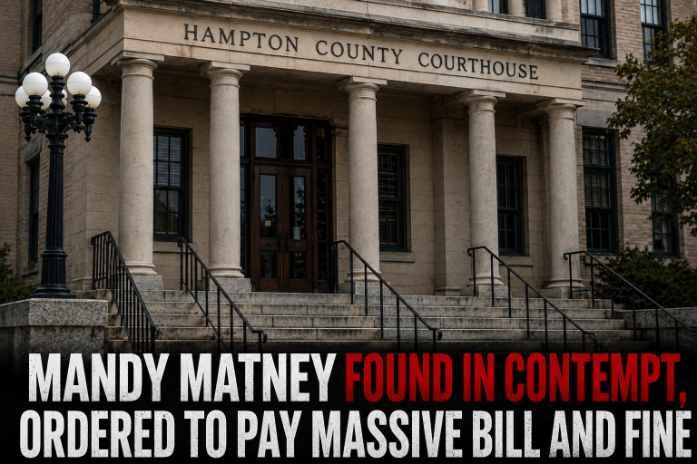Mandy Matney held in Contempt