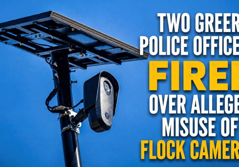 Two Greer Police Officers Fired Over Alleged Misuse of Flock Cameras