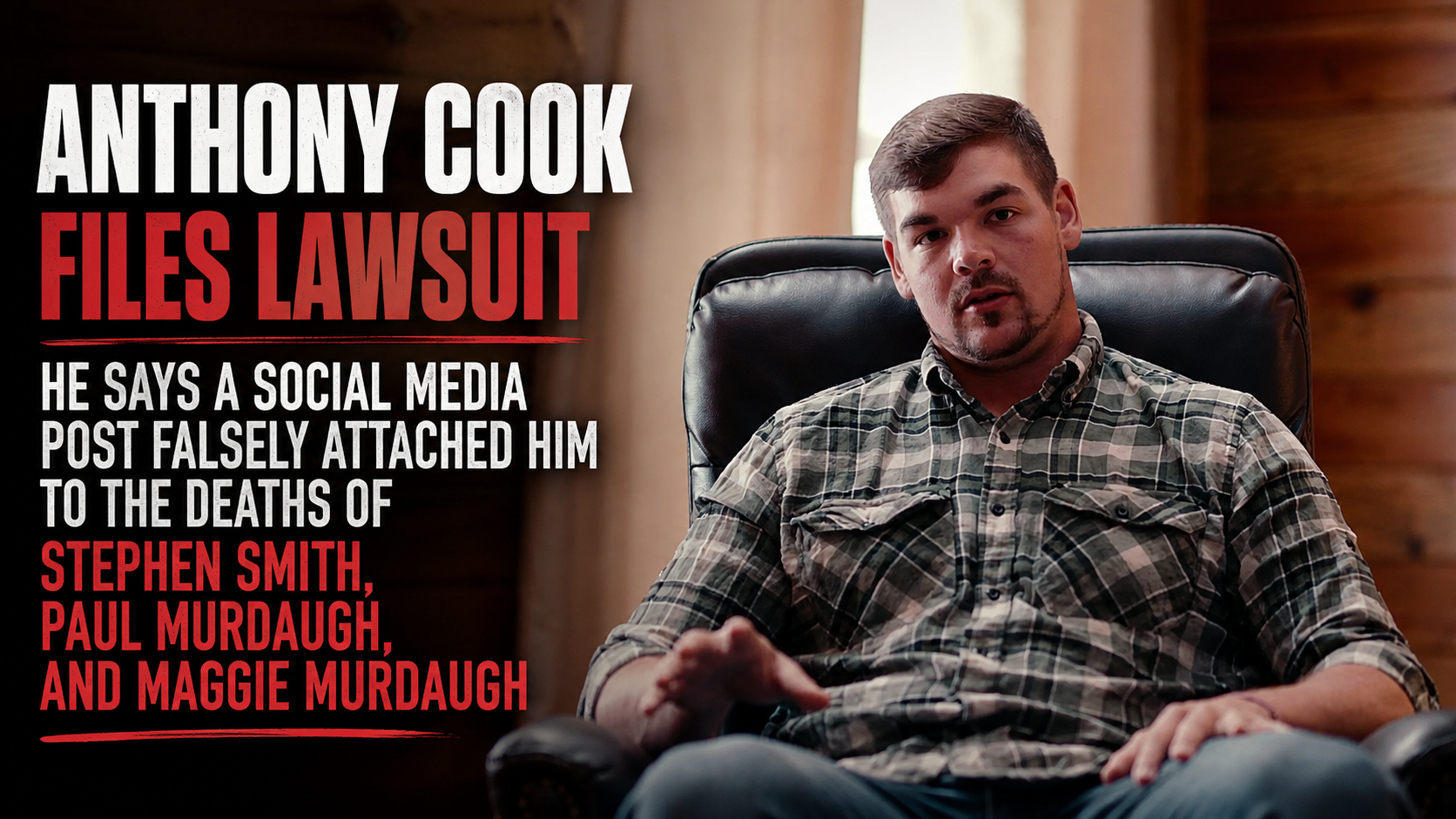 EXCLUSIVE: Anthony Cook Files a Defamation Lawsuit - It Follows the Clay Shoot Account in Murdaugh, Stephen Smith Investigations