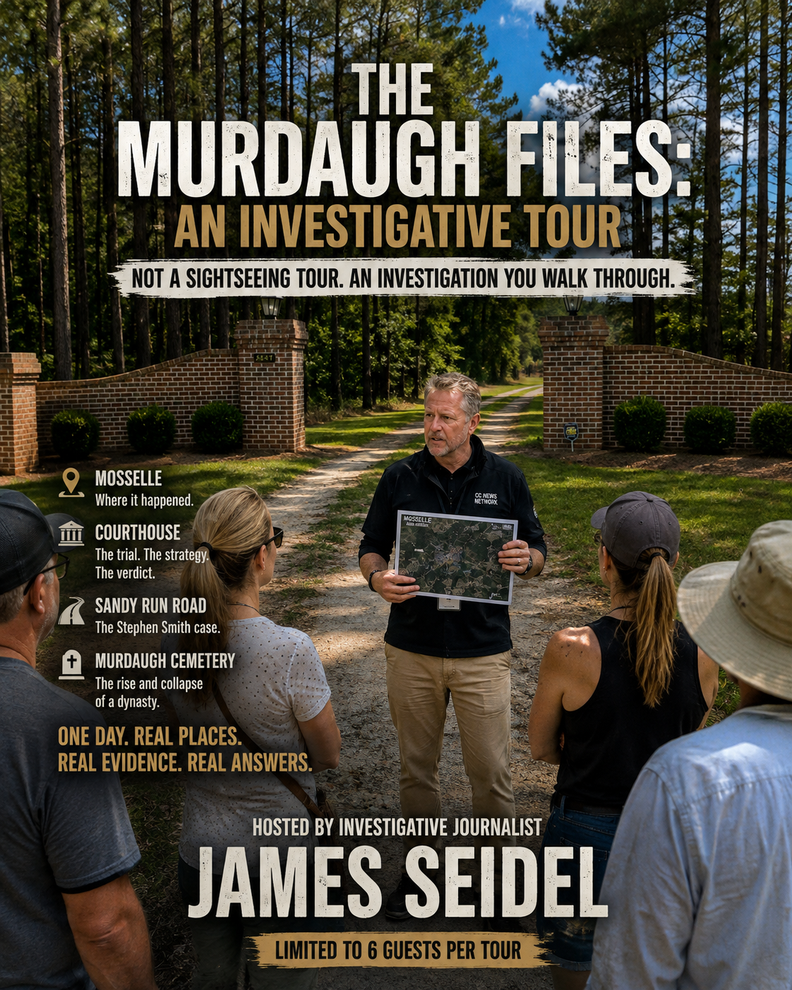 Alex Murdaugh Tour by Crime and Cask - James Seidel