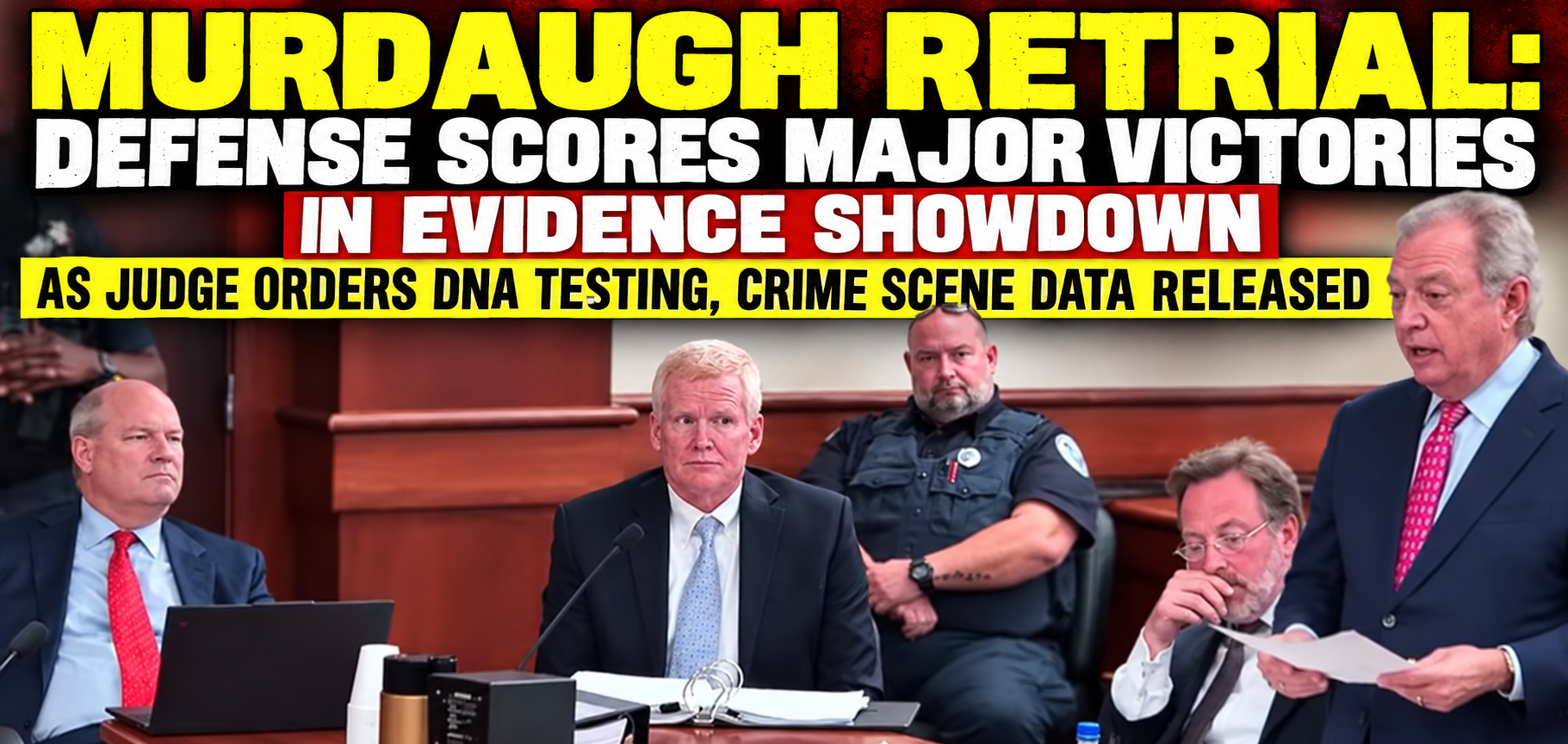 MURDAUGH RETRIAL: Defense Scores Major Victories in Evidence Showdown as Judge Orders DNA Testing, Crime Scene Data Released